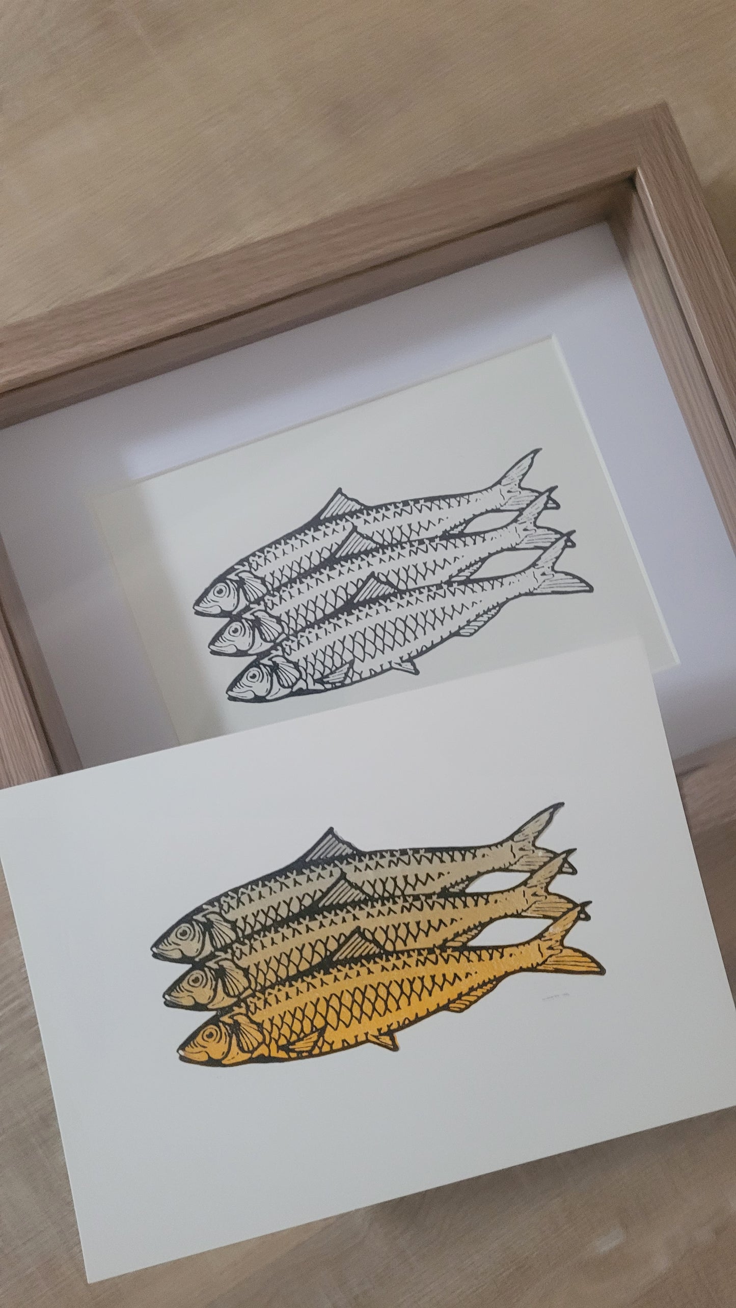 Golden Catch – Art Print