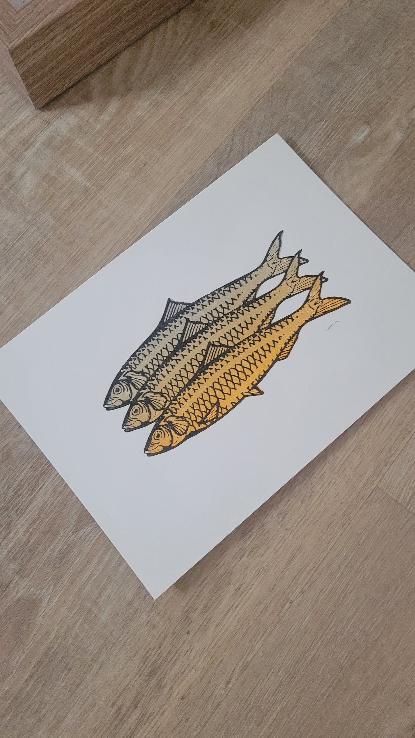 Golden Catch – Art Print